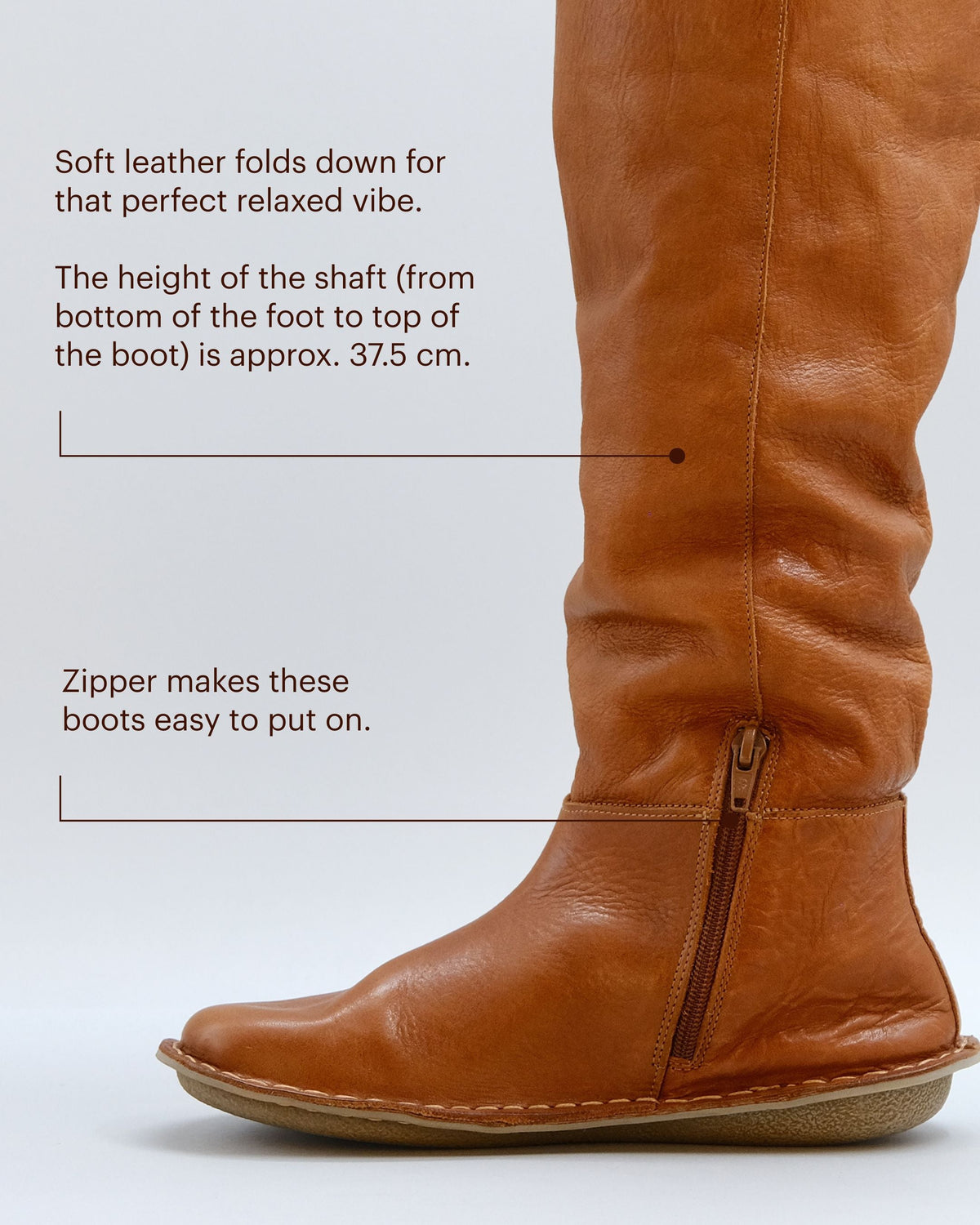 WOODSTOCK Leather Cognac Brown