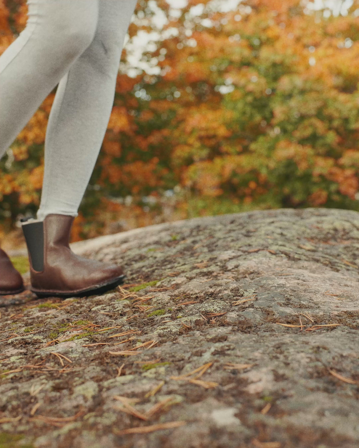 HELSINKI Leather Cocoa Brown Shearling