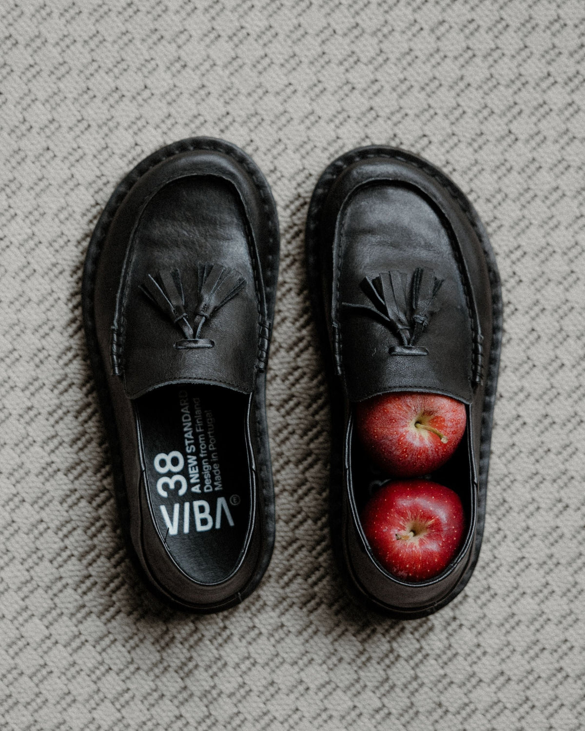 TRIBECA Leather Preto Black