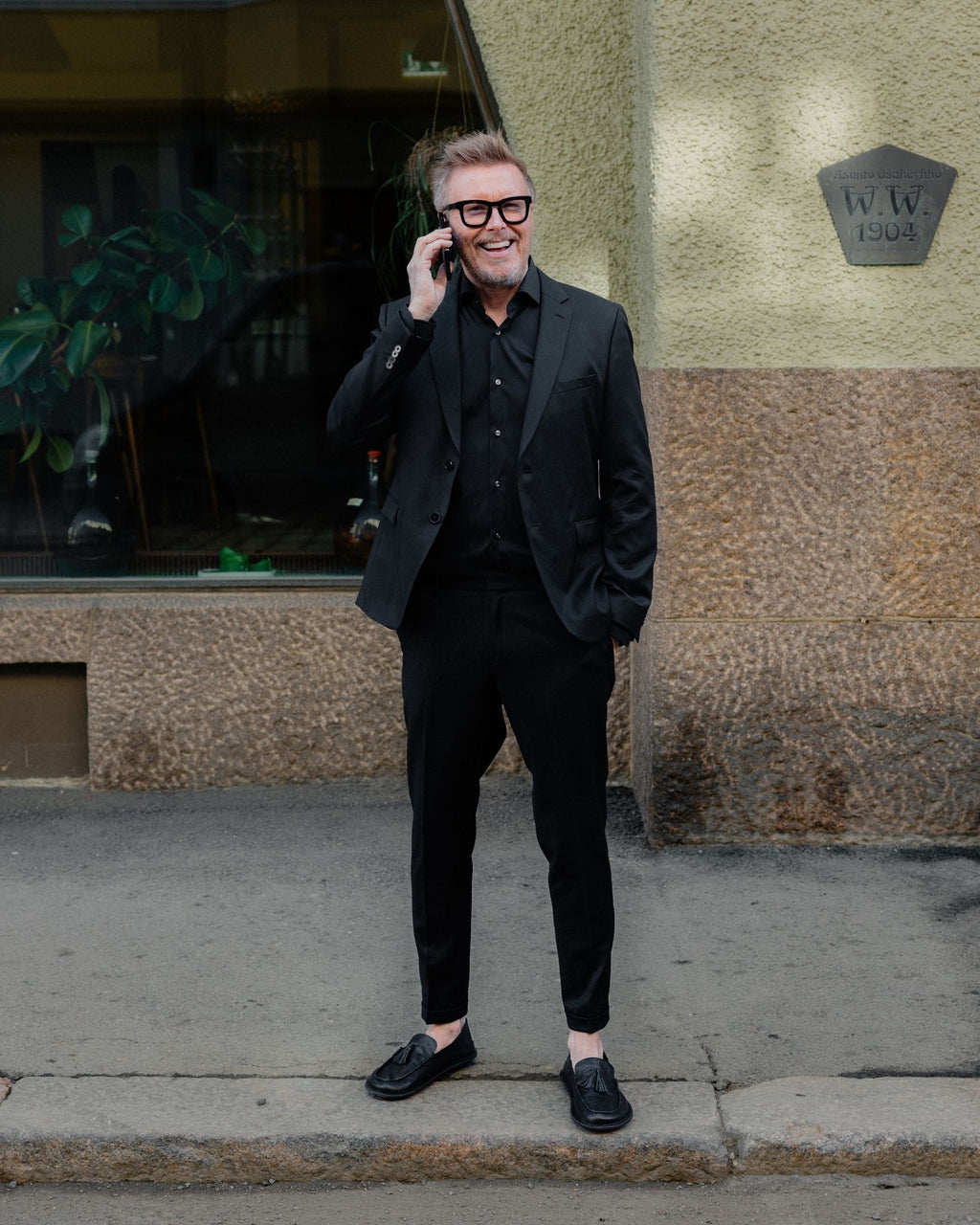 TRIBECA Leather Preto Black